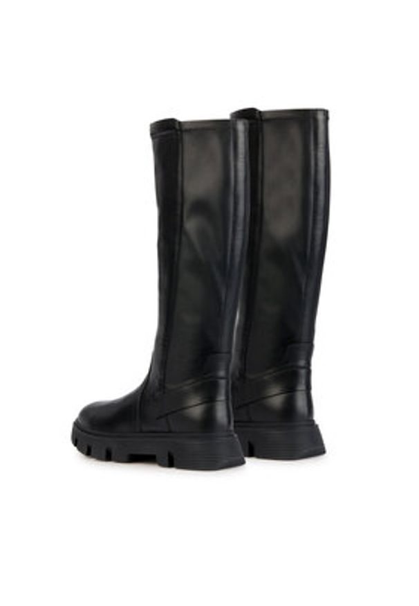 Geox Kozaki D Vilde D36UAA 085KB C9999 Czarny. Kolor: czarny. Materiał: skóra