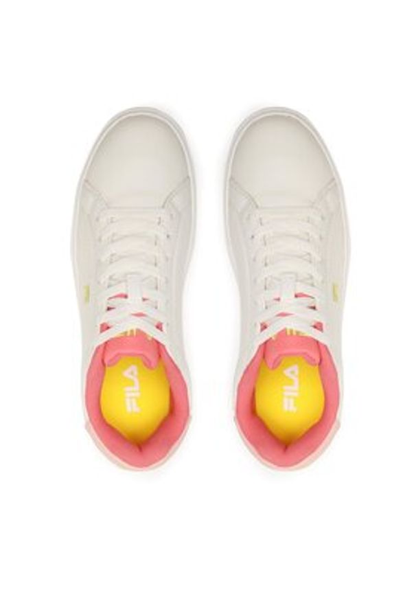 Fila Sneakersy Crosscourt Altezza Tenns FFT0051.13158 Écru. Materiał: skóra