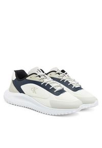 Calvin Klein Jeans Sneakersy Eva Runner Low Mesh Mix YM0YM01185 Écru. Materiał: materiał #4