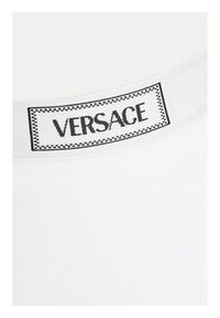 VERSACE - Versace Figi klasyczne z wysokim stanem 1013505 Biały. Stan: podwyższony. Kolor: biały. Materiał: bawełna #6