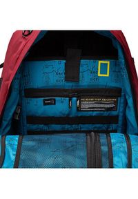 National Geographic Plecak 3 Ways Backpack M N20907.35 Niebieski. Kolor: czerwony. Materiał: materiał