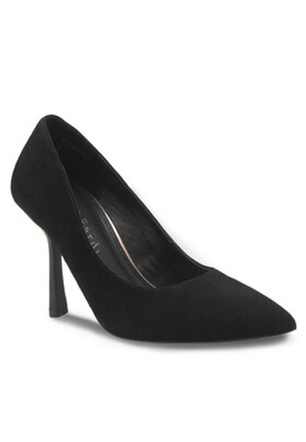 Sergio Bardi Szpilki WYL3668-4Z-SB Czarny. Kolor: czarny. Materiał: zamsz, skóra. Obcas: na szpilce