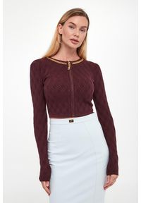 Elisabetta Franchi - Sweter/kardigan damski zapinany na zamek ELISABETTA FRANCHI #3