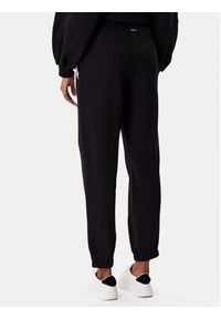 TwinSet - TWINSET Spodnie dresowe 252LI2MDD Czarny Regular Fit. Kolor: czarny. Materiał: bawełna