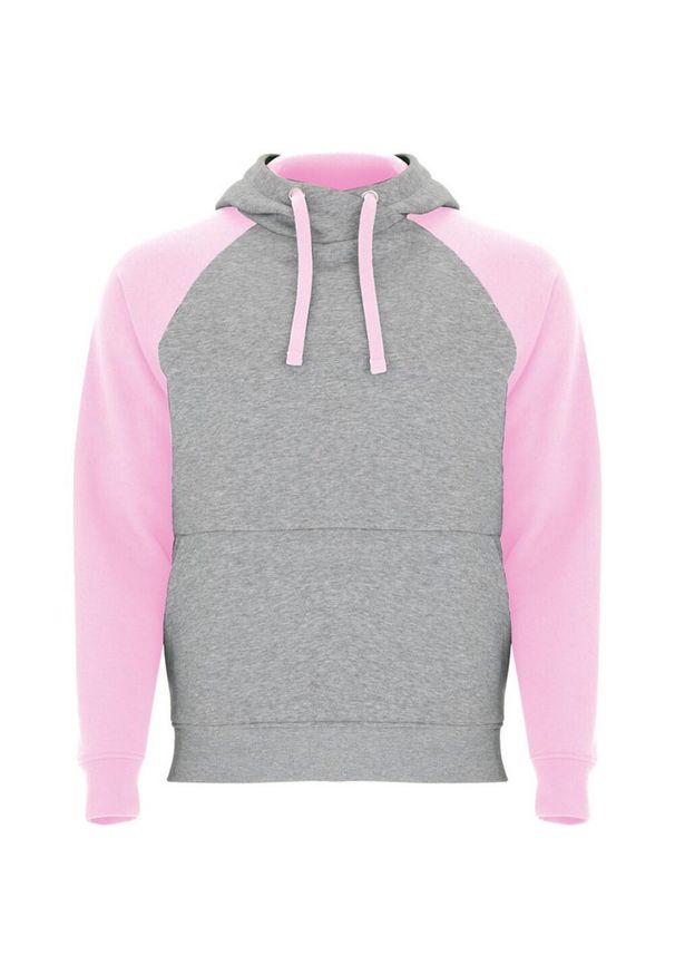 ROLY - Dwukolorowa Bluza Z Kapturem Badet Dla Dorosłych Unisex. Typ kołnierza: kaptur. Kolor: szary, fioletowy, wielokolorowy, różowy