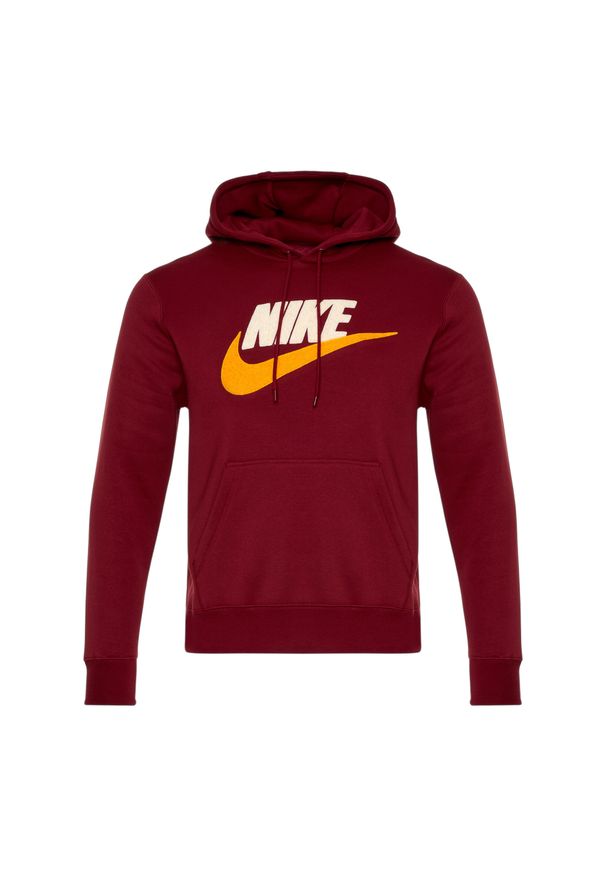 Bluza męska Nike Club Fleece Hoodie. Kolor: czerwony