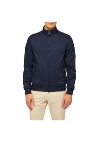 Geox - Kurtka GEOX M EOLO BOMBER Niebieski. Kolor: niebieski. Materiał: tkanina