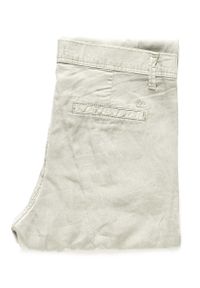 Wrangler - SPODNIE WRANGLER DAMSKIE CHINO FADED KHAKI W27LPG028. Kolor: brązowy. Materiał: len. Długość: do kostek. Sezon: lato. Styl: elegancki #1