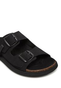 D.Franklin Klapki DFSH407001 Czarny. Kolor: czarny. Materiał: zamsz, skóra #5
