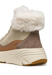 Geox Sneakersy D Diamanta D56UFB 02285 CH65A Beżowy. Kolor: beżowy. Materiał: zamsz, skóra #5