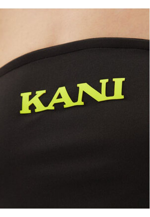 Karl Kani Top Retro Bandeau 61310127 Czarny Slim Fit. Kolor: czarny. Materiał: syntetyk. Styl: retro