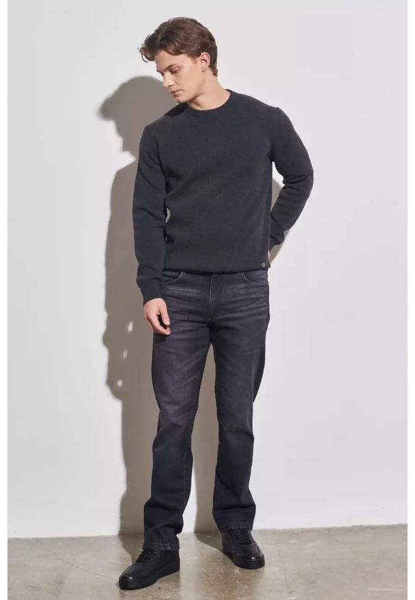 Wrangler - WRANGLER TEXAS MĘSKIE SPODNIE JEANSOWE FADED BLACK W121EHXV6 112330692