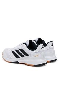 Adidas - adidas Buty halowe Ligra 8 JI1505 Biały. Kolor: biały. Materiał: materiał #2