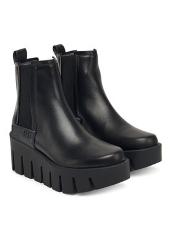 United Nude Botki Grip Chelsea Lo IV 109580116 Czarny. Kolor: czarny. Materiał: skóra