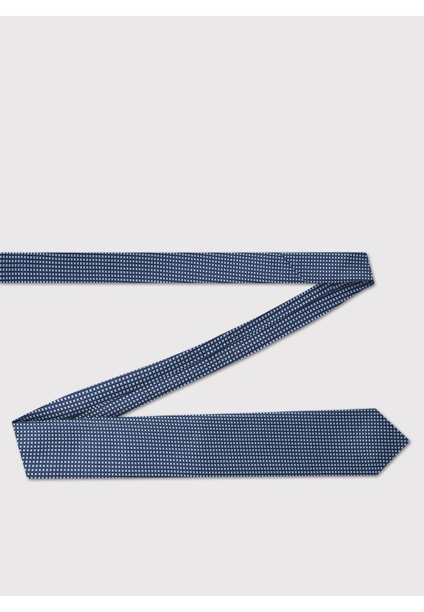 Pako Lorente - PAKO LORENTE - Krawat męski w niebieski wzór. Okazja: na spotkanie biznesowe. Kolor: niebieski. Materiał: poliester. Styl: biznesowy