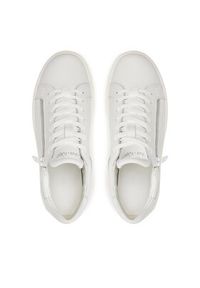 Calvin Klein Sneakersy Low Top Lace Up W/Zip HM0HM01475 Biały. Kolor: biały #6