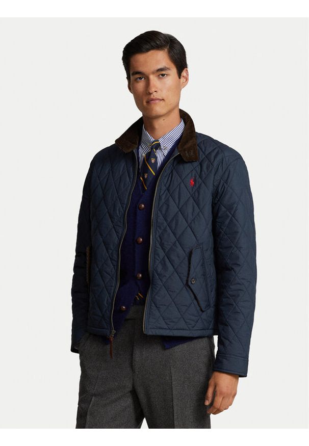 Polo Ralph Lauren Kurtka przejściowa 710911798001 Granatowy Regular Fit. Typ kołnierza: polo. Kolor: niebieski. Materiał: syntetyk