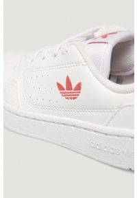 adidas Originals - Buty dziecięce NY 90 C FX6475. Nosek buta: okrągły. Zapięcie: sznurówki. Kolor: biały. Materiał: guma. Wzór: nadruk #5