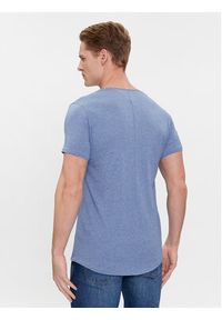 Tommy Jeans T-Shirt Tjm Slim Jaspe V Neck DM0DM09587 Niebieski Slim Fit. Kolor: niebieski. Materiał: bawełna, syntetyk #2