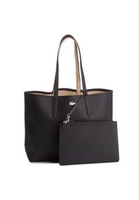 Lacoste Torebka Shopping Bag NF2142AA Czarny. Kolor: czarny. Materiał: skórzane #4