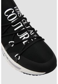 Versace Jeans Couture - VERSACE JEANS COUTURE Czarne męskie sneakersy Fondo Dynamic Dis. Sa6, Rozmiar 44. Kolor: czarny #2