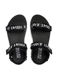 Versace Jeans Couture Sandały 80VA3SX4 ZS630 Czarny. Kolor: czarny. Materiał: syntetyk #3