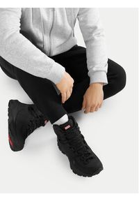 Hunter Trekkingi H1-061 Czarny. Kolor: czarny. Materiał: nubuk, skóra. Sport: turystyka piesza #6