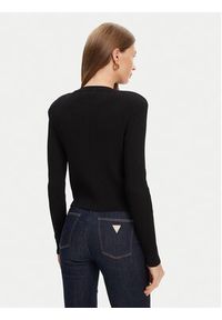 Guess Kardigan W5YR09 Z0130 Czarny Regular Fit. Kolor: czarny. Materiał: syntetyk #4