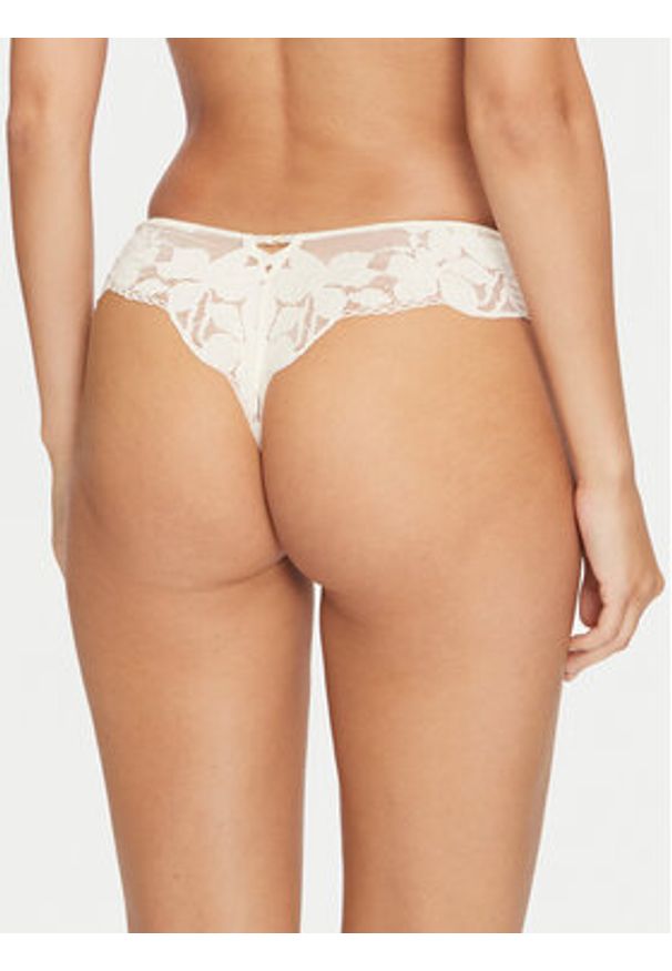 SELMARK - Selmark Stringi Federica 61106 Écru. Materiał: bawełna