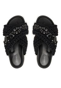 Inuikii Klapki Woven Stones Platform 1004.005.0043 Czarny. Kolor: czarny. Materiał: materiał. Obcas: na platformie #5