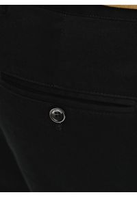 Pako Lorente - PAKO LORENTE – Czarne gładkie spodnie męskie. Kolor: czarny. Materiał: bawełna, elastan. Wzór: gładki. Styl: klasyczny #7