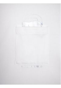 Karl Lagerfeld - KARL LAGERFELD Polo 745127 561225 Biały Regular Fit. Typ kołnierza: polo. Kolor: biały. Materiał: bawełna #2