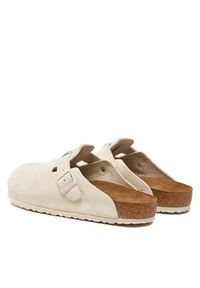 Birkenstock Klapki Boston 1027667 Biały. Kolor: biały. Materiał: skóra, zamsz #5