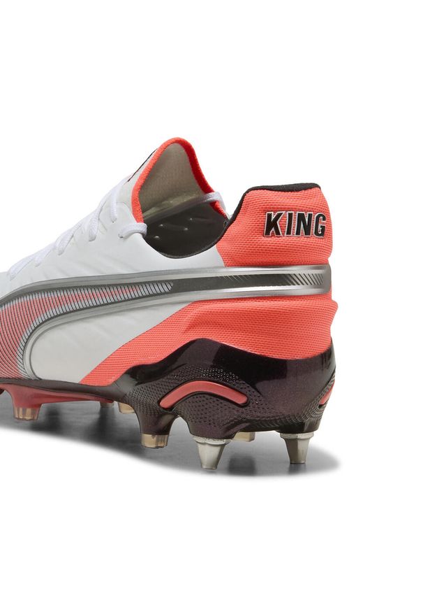 Puma - Buty piłkarskie unisex KING ULTIMATE FG/AG PUMA. Kolor: czerwony, szary, biały, wielokolorowy. Sport: piłka nożna