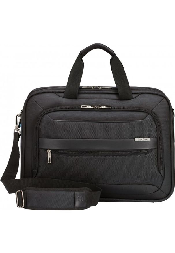 Samsonite Vectura Evo Bailhandle 15.6" czarny. Kolor: czarny. Materiał: materiał. Styl: elegancki