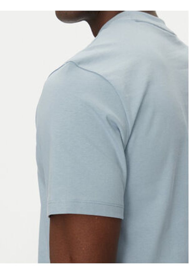 Hugo - HUGO T-Shirt Dapolino 50488330 Błękitny Relaxed Fit. Kolor: niebieski. Materiał: bawełna