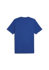 Puma Koszulka Power Graphic 67896017. Kolor: niebieski, szary, wielokolorowy. Sport: joga i pilates