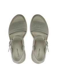 Calvin Klein Espadryle Wedge Sandal 70 He HW0HW02050 Szary. Kolor: szary #5