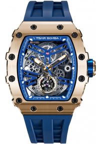 NoName - Zegarek męski Tsar Bomba TB8208A-08 niebieski. Kolor: niebieski #1