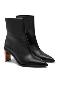 Calvin Klein Botki Ankle Boot 70 Lth HW0HW02092 Czarny. Kolor: czarny. Materiał: skóra #4