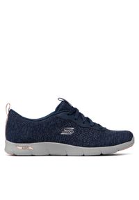 skechers - Skechers Sneakersy Lavish Wish 104272/NVY Granatowy. Kolor: niebieski. Materiał: materiał