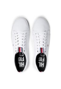 TOMMY HILFIGER - Tommy Hilfiger Sneakersy Iconic Long Lace Sneaker FM0FM01536 Biały. Kolor: biały. Materiał: materiał #5