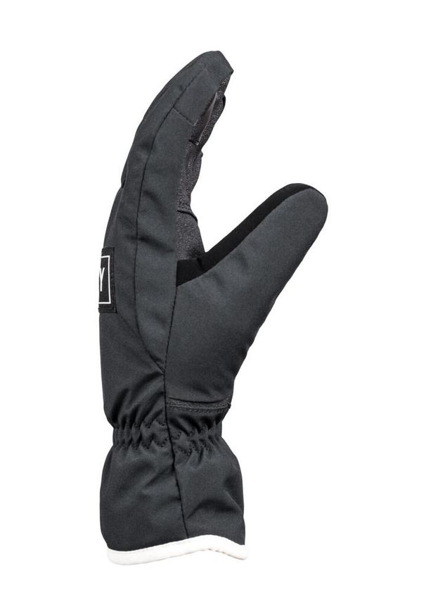 Roxy - Rękawice ocieplane dla Dziewczynki FRESHFIELD Czarny. Kolor: czarny. Materiał: poliester, tkanina, skóra. Wzór: ze splotem. Sezon: zima. Sport: narciarstwo