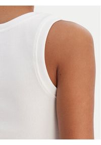 Fracomina Top FP26ST2001J40101 Biały Slim Fit. Kolor: biały. Materiał: bawełna #4