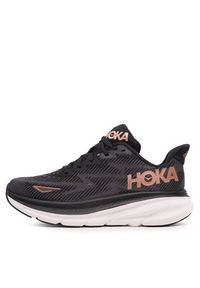 HOKA - Hoka Buty do biegania Clifton 9 1127896 Czarny. Kolor: czarny. Materiał: mesh, materiał