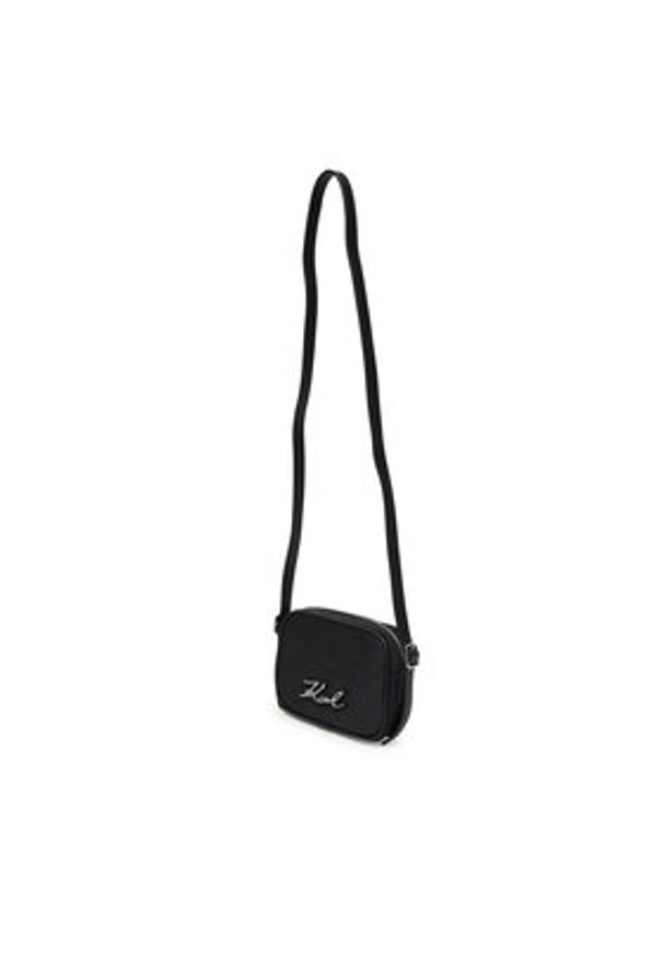 Karl Lagerfeld - KARL LAGERFELD Torebka A3W32092 Czarny. Kolor: czarny. Materiał: skórzane