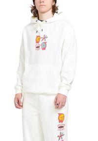 Bluza sportowa męska Volcom Earth Tripper. Kolor: biały. Materiał: poliester, bawełna. Sezon: zima. Sport: narciarstwo