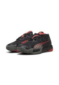 Puma - Buty do padla NOVA Elite PUMA Flat Dark Gray Black Medium Active Red. Kolor: czarny, szary, wielokolorowy. Sport: turystyka piesza