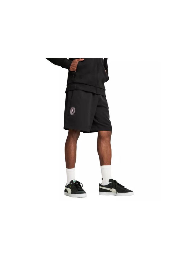 Puma - Szorty Milan AC 2024/25. Kolor: czarny. Sport: piłka nożna