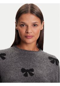 only - ONLY Sweter Bora 15360712 Szary Regular Fit. Kolor: szary. Materiał: syntetyk #4